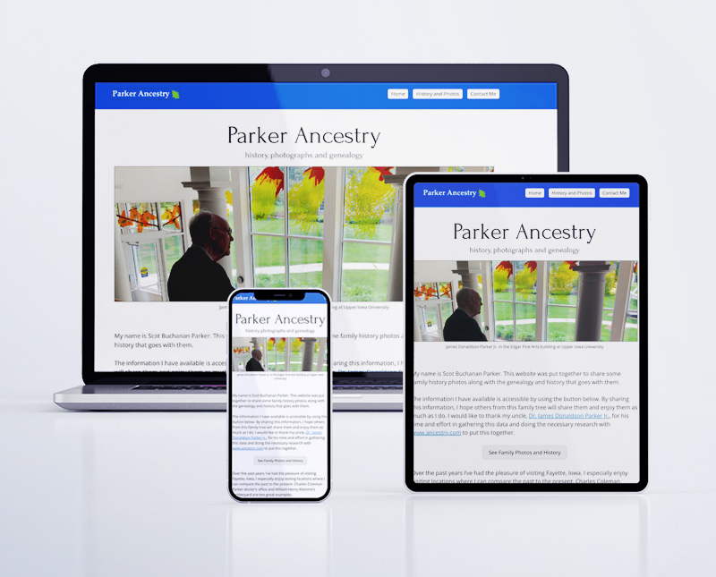 Parker Ancestry Website
